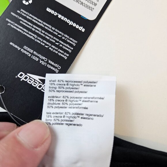 Speedo Women's/girl’s Pro LT One-Piece Swimsuit Size 28/ XXS Black - Picture 10 of 11